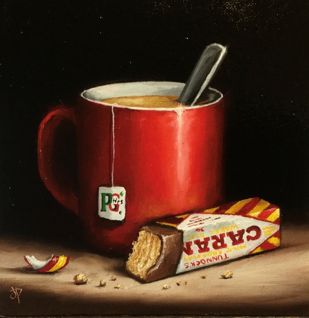 'Tea and Tunnocks' by artist Jane Palmer